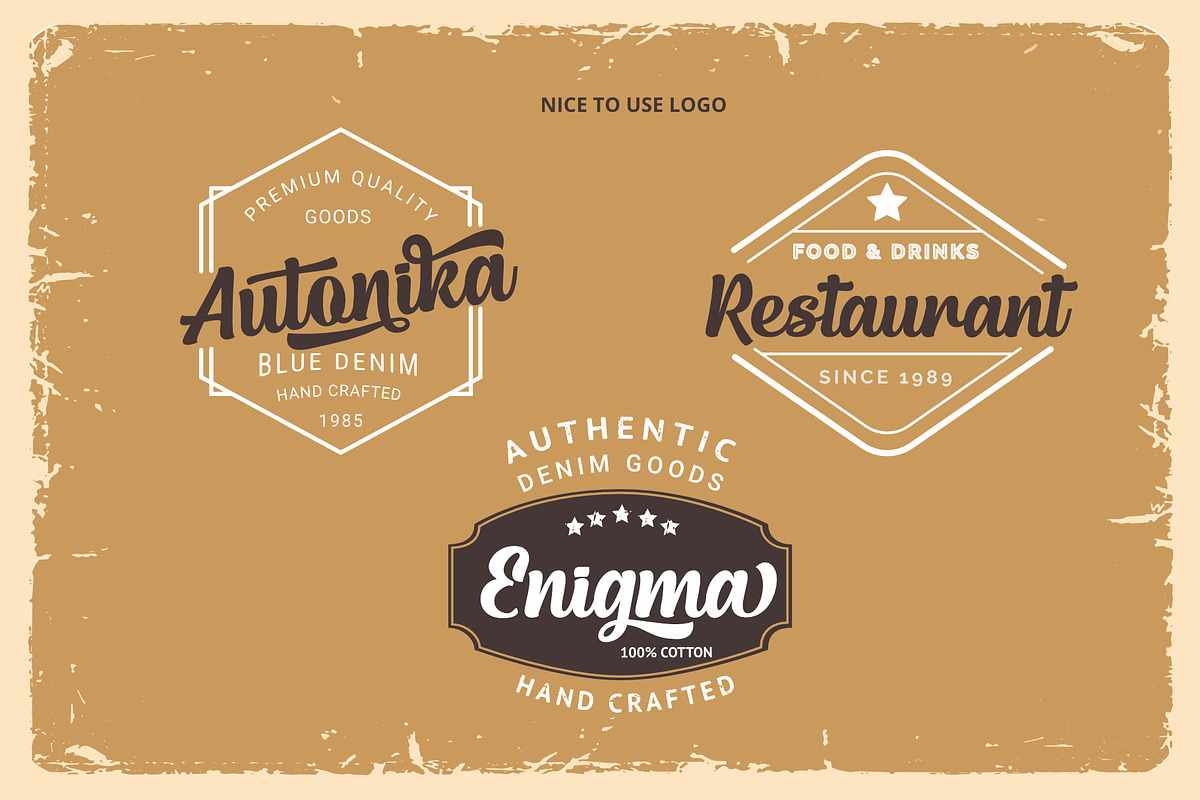 Autentica, a Script Font by eknojistudio (Photo 2 of 8)