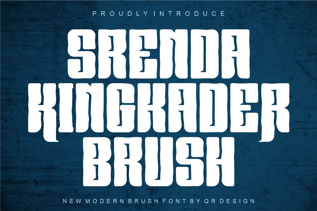 Srenda Kingkader Brush, a Handwritten Font by QR Design Studio (Photo 1 of 10)