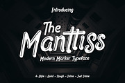 Manttiss Marker Font, a Font by Qadry (Thumbnail 1 of 8)
