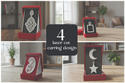 Mixed Style Laser Cut Earrings, an Object Graphic by Creativeshirt (Thumbnail 1 of 5)