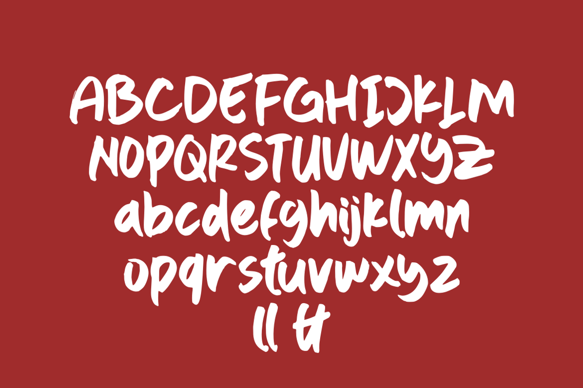 Emoh Melok - Display Font, a Handwritten Font by GFRcreative (Photo 2 of 4)