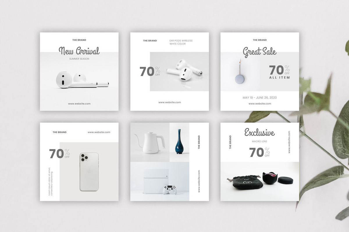 Social Media Template Post, a Social Media Template by Meenom Templates (Photo 2 of 7)