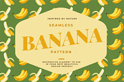 Banana Pattern Design DISC 50% OFF, a Pattern Graphic by Dawnside Graphic (Thumbnail 1 of 6)