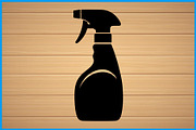 50 Cleaning Tool Spray Bottle Icon B, an Illustration by balal (Thumbnail 3 of 4)
