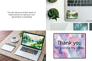 Watercolor Lake Landscapes Set 2, a Decorative Illustration by Kat's Artful Creations (Thumbnail 9 of 10)