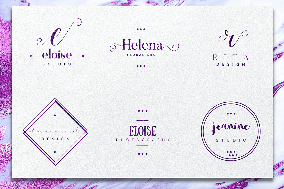 Ichic Premade Logo Templates Pack, a Branding & Logo Template by IsikChic (Photo 16 of 23)