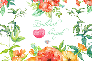 Brilliant Watercolor Clipart