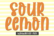 Sour Lemon, a Script Font by FreshTypeINK (Thumbnail 1 of 8)