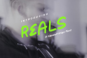 Reals - Handwritten Font, a Handwritten Font by BeadyLab (Thumbnail 1 of 7)