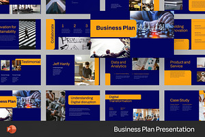 Business Plan Powerpoint Templates, a Presentation Template by Fit-tee