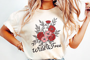 Wild And Free Png, Vintage Retro, an Illustration by SharpMarketplace (Thumbnail 3 of 9)