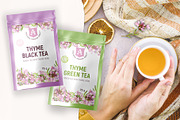 THYME tea. Watercolor set, a Food Illustration by Tata Pilip (Thumbnail 5 of 6)