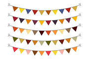 Fall Bunting Clipart, Autumn Banner, an Illustration by The Digital Download Shop (Thumbnail 3 of 5)