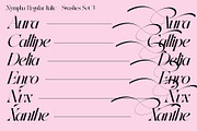Nympha Luxurious Font, a Font by Lacre Type Foundry (Thumbnail 19 of 22)