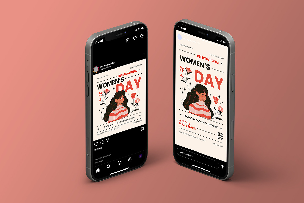 Simple International Womens Day, a Flyer Template by Neermana (Photo 4 of 4)