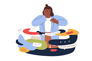 People with information overload, a Person Illustration by Good Studio (Thumbnail 4 of 6)