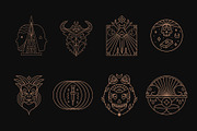 Mystic Symbols. Logo Design kit., a Branding & Logo Template by Noires (Thumbnail 2 of 4)