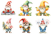 Summer Gnome bundle Clipart, a Seasonal Illustration by DreamArtGraphic (Thumbnail 3 of 4)