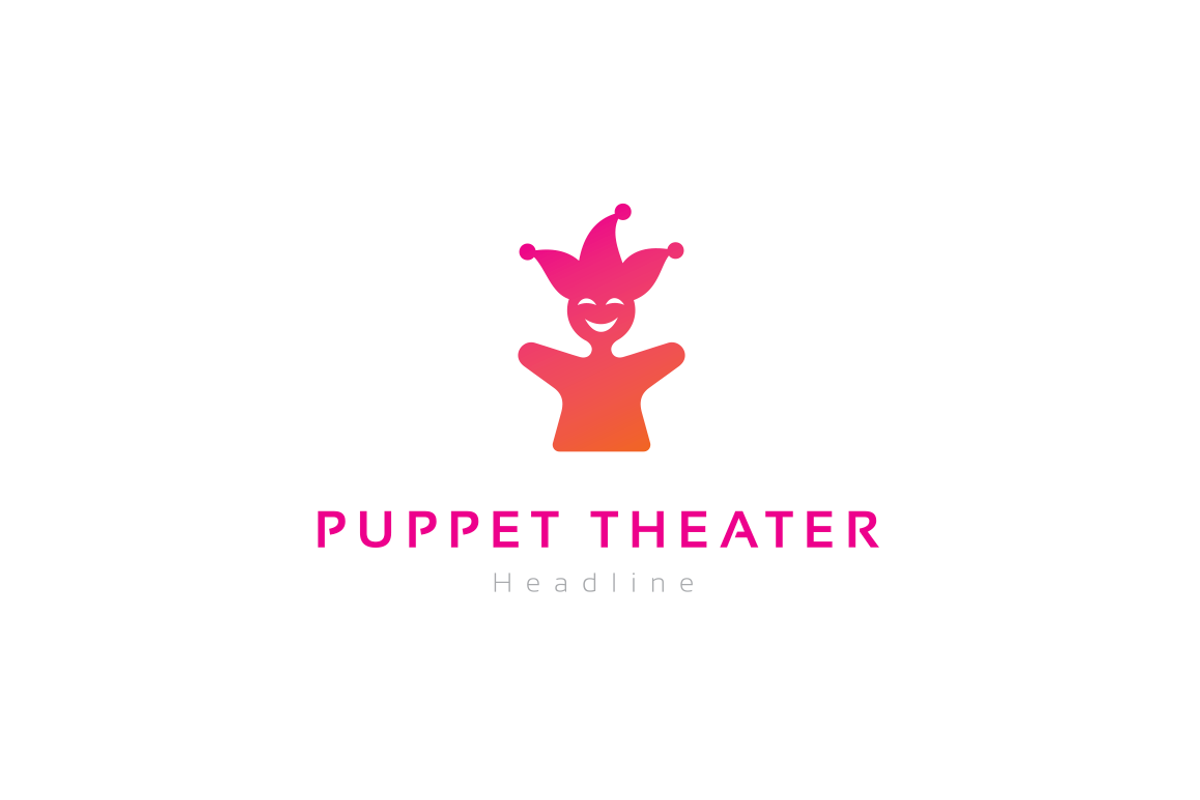 Puppet theater logo., a Branding & Logo Template by Anton Akhmatov