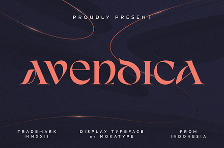 Avendica - Serif Display, a Serif Font by Mokatype Studio