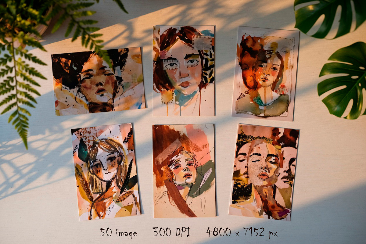 Collage Woman ART, a Wallpaper Graphic by O m N i  Studio (Photo 2 of 15)