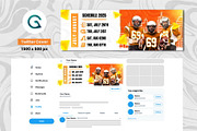 American Football Social Media Pack, a Social Media Template by Geelator Studio (Thumbnail 5 of 5)