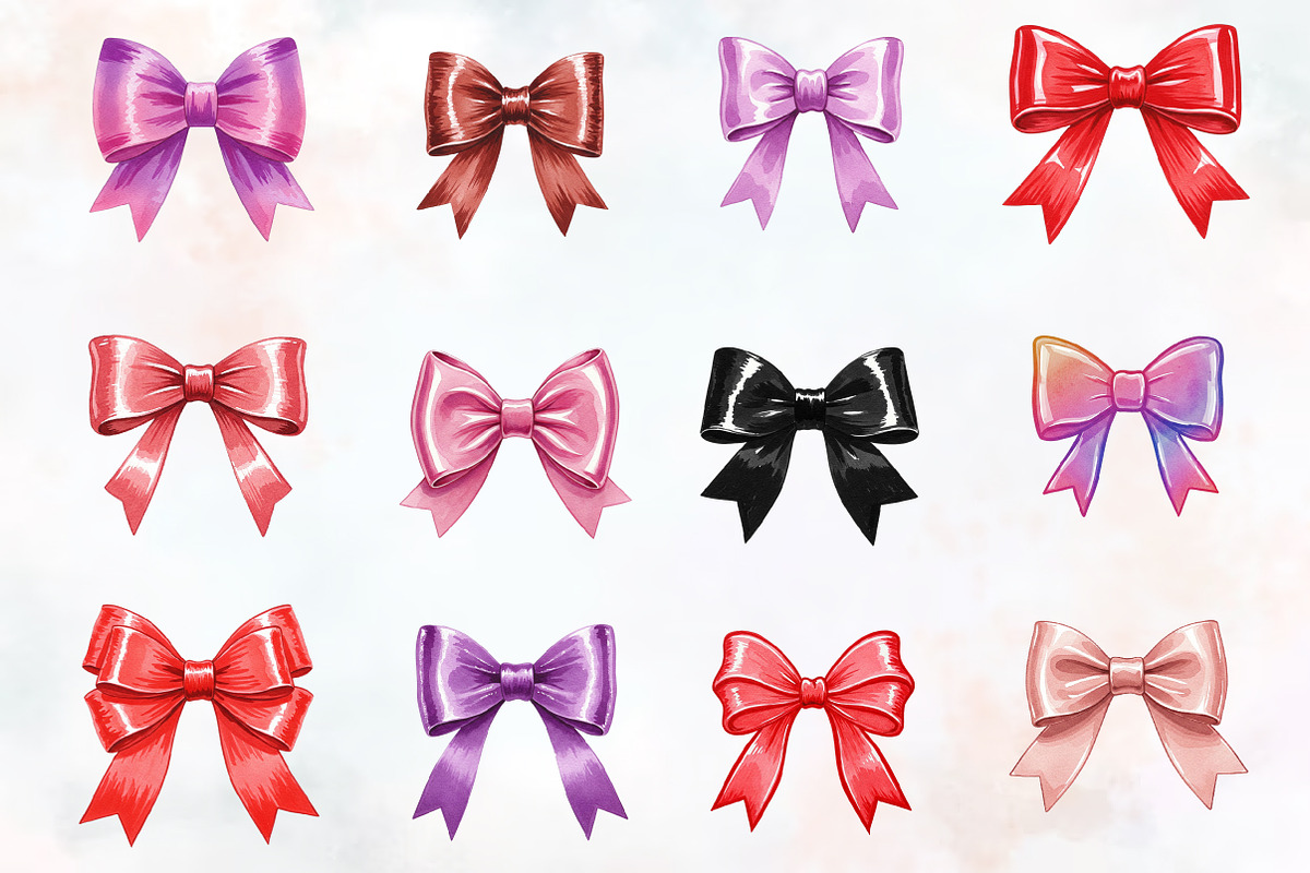 Brushstroke printed bow, an Illustration by RobertsArt (Photo 3 of 7)