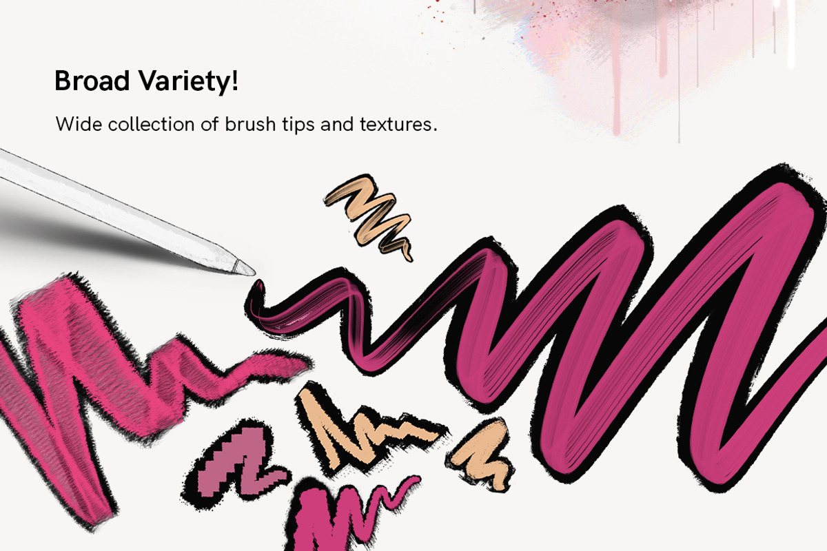 Dirty Outlines - Procreate Brushes, a Brush Add-On by Snooze one (Photo 6 of 8)