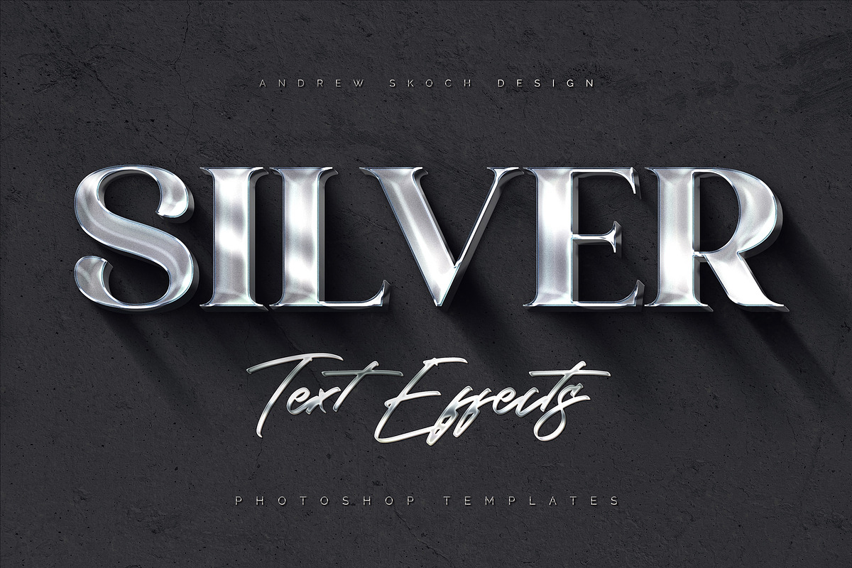 Polished Metal Text Effects, a Layer Style Add-On by Andrew Skoch Design (Photo 6 of 10)