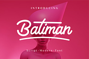 Batiman, a Handwritten Font by albert_kalingga (Thumbnail 1 of 4)