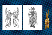 Coloring book in Byzantine Style N5, a Decorative Illustration by Julia_Raketic (Thumbnail 5 of 5)