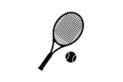 Tennis Racket Icon Silhouette Bundle, an Illustration by Designs_River (Thumbnail 6 of 51)