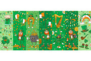 Cartoon groovy st Patrick day, an Illustration by Vector Tradition (Thumbnail 2 of 3)