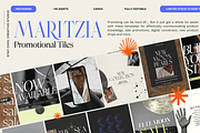 Maritzia, Canva Brand Kit & Template, a Social Media Template by Stay Cool Creative Studio (Thumbnail 5 of 10)