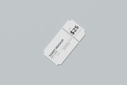Ticket Mockup, a Books & Magazine Mockup by mahhyud (Thumbnail 5 of 5)