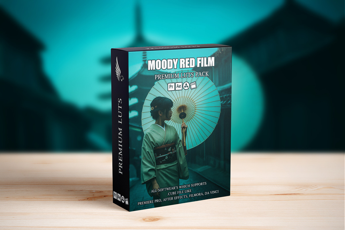 Moody Red Cinematic Film LUTs, a Plug-in Add-On by AAA Presets (Photo 2 of 3)