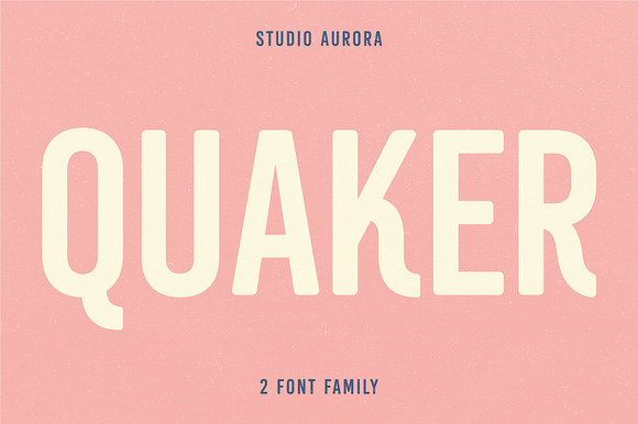 Quaker - Sans-Serif Americana Font preview 8
