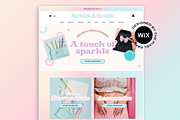 Wix Website Template - Rainbow, a Wix Template by The Pixel Palace (Thumbnail 1 of 9)