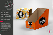 Retail Shelf Box 20 Packaging Mockup, a Packaging Mockup by INCDesign (Thumbnail 1 of 6)