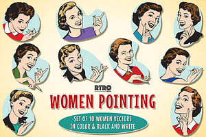 RTRO Women Pointing 2