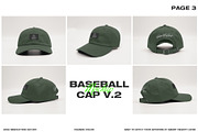 Baseball Cap V.2 - Mockup, a Hat Mockup by DaldSgh (Thumbnail 4 of 9)