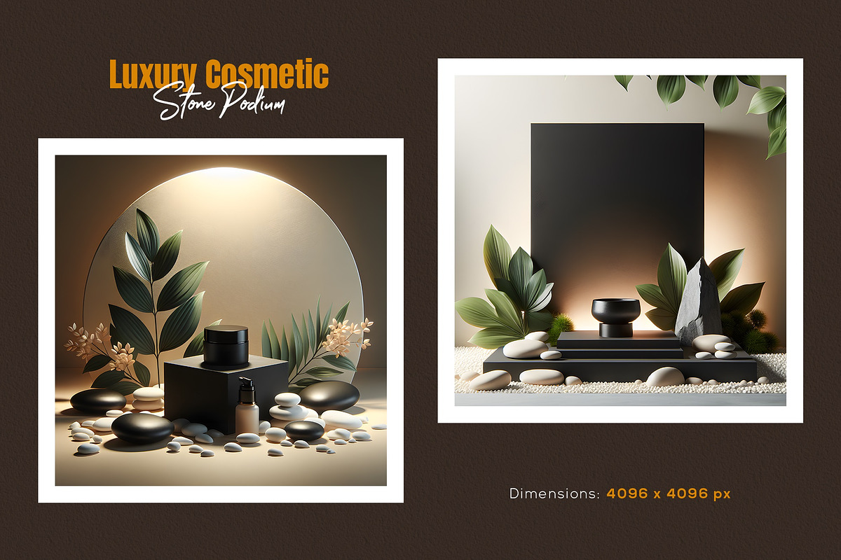 Luxury Cosmetic Stone Podium Bundle, a Background Photo by zahidhossainalif (Photo 5 of 11)
