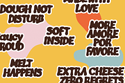 Squishy Blob Bubbly Display Font, a Sans Serif Font by FansyType (Thumbnail 12 of 15)
