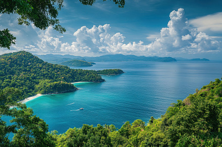 Scenic landscape of Phuket islands c, a Photo by Iftikhar Alam