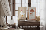 Vintage Nursery Frame Mockup Bundle, a Household Mockup by Artjafara (Thumbnail 3 of 15)