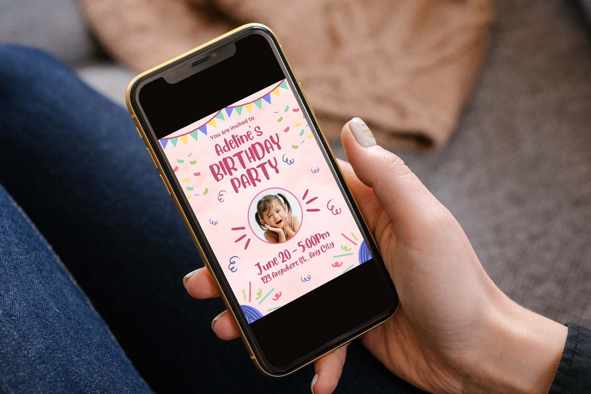 Kids Birthday Party Invitations, a Templates & Theme by TemplateCastleStore (Photo 7 of 9)