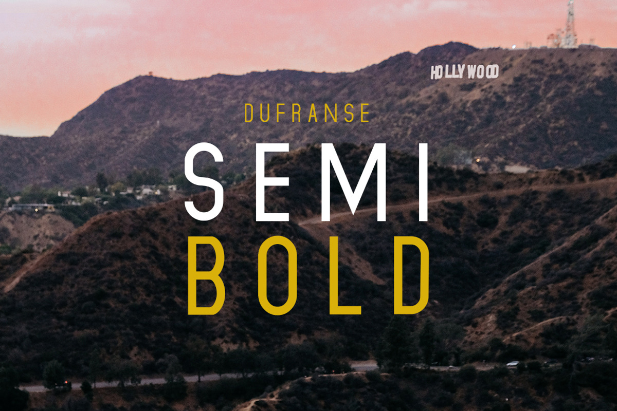 Dufranse | A Youthful Font Family preview 7