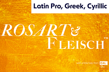 Rosart & Fleisch PRO+Wld1 2FontPack