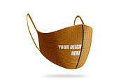 Face mask mockup template, a Mask Mockup by Radmila (Thumbnail 4 of 7)