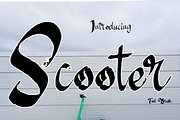 Scooter, a Script Font by cocodesign